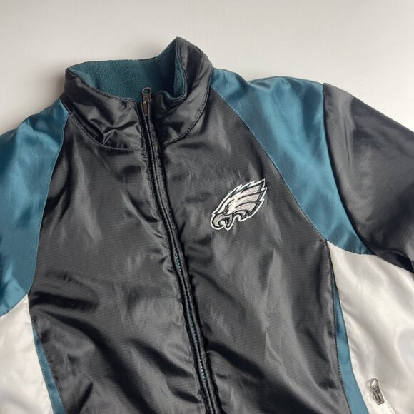 Philadelphia Eagles Womens M NFL Team Apparel Jacket Large Zip G-lll Football - Picture 3 of 16